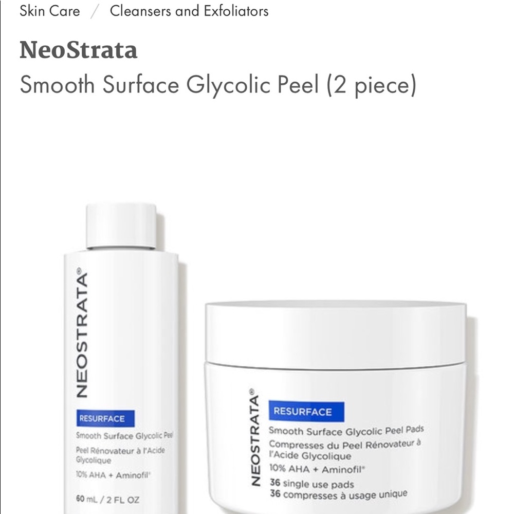 Neostrata Smooth surface Daily peels